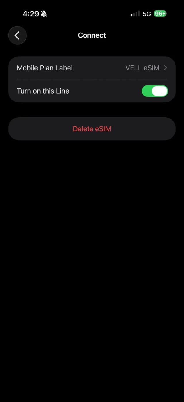 Enable the toggle