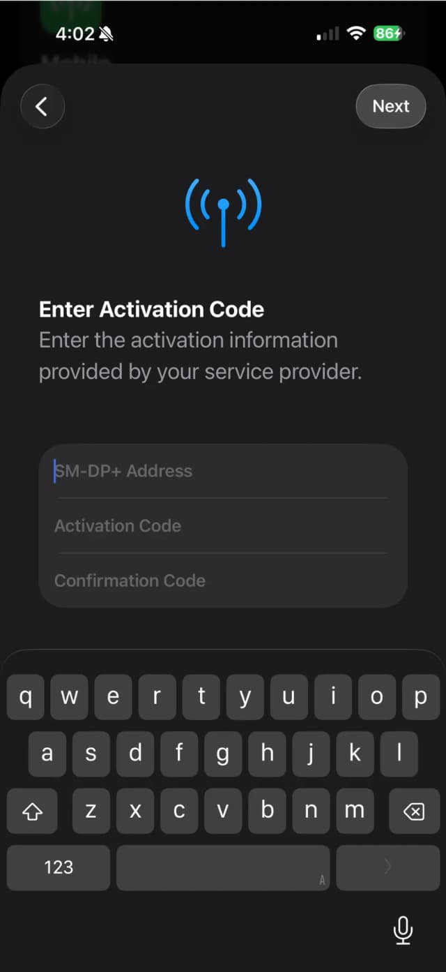 Enter Details Manually